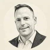 Engraved portrait of Michael McAlpin