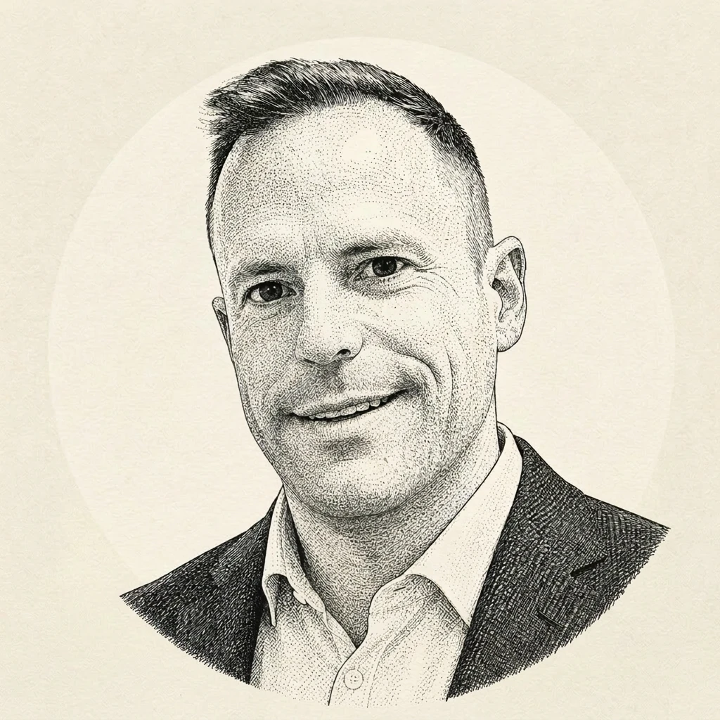 Engraved portrait of Michael McAlpin